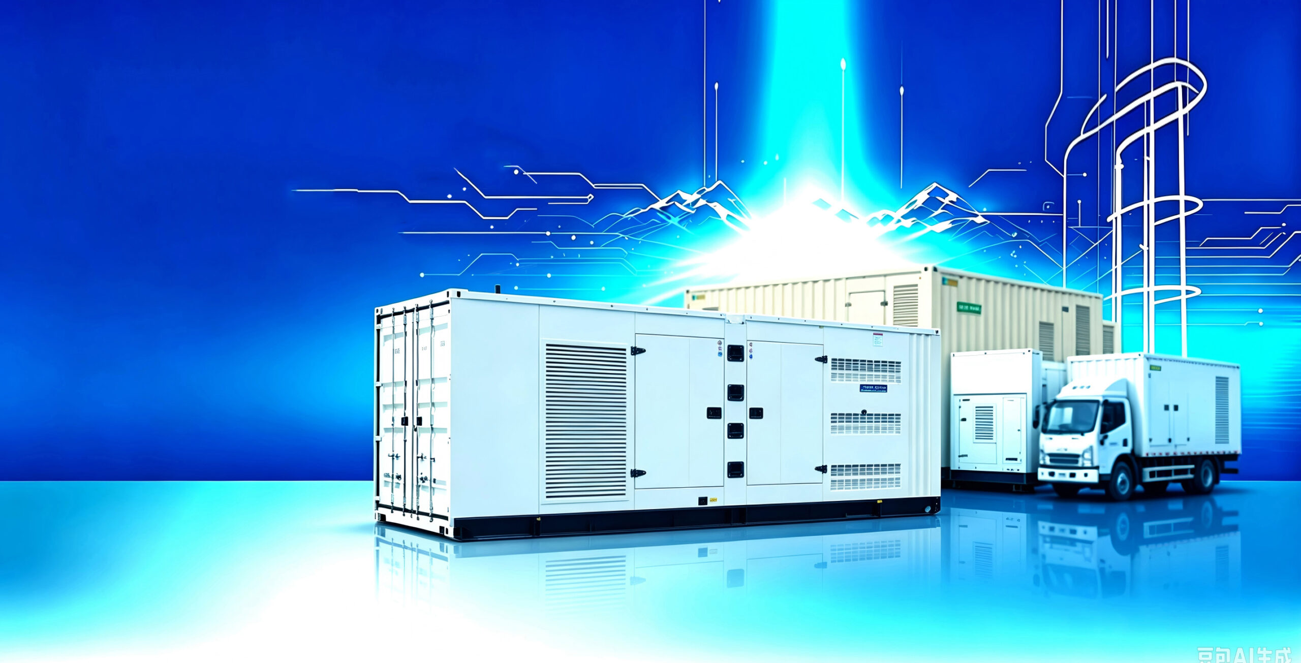 Kaichen Power diesel generator manufacturing facility and testing bay